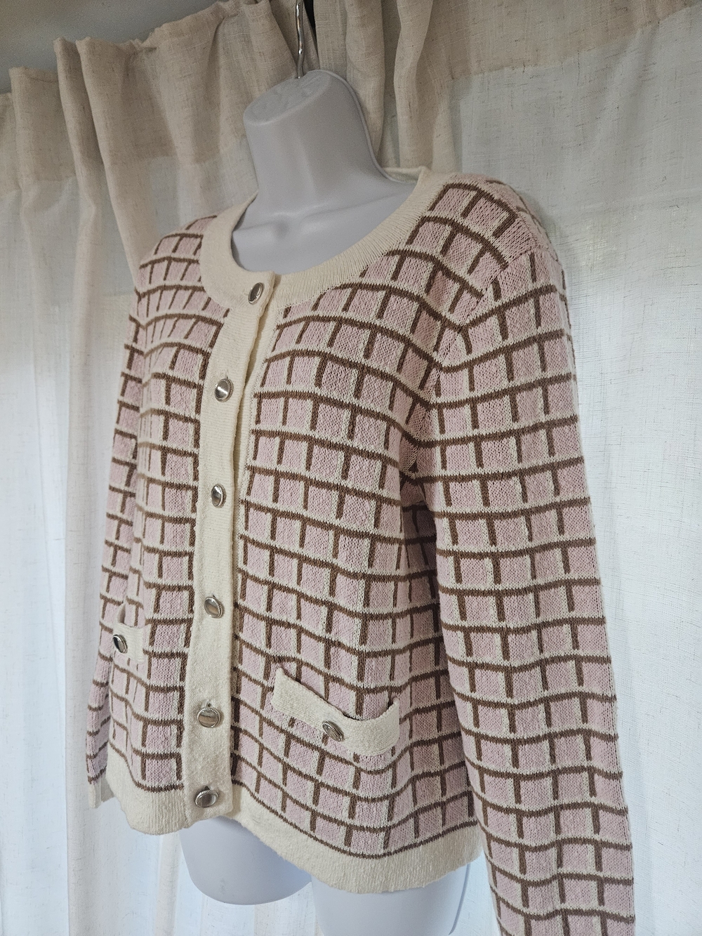 NWT Talbots Textured Stitch Cardigan